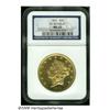 Image 3 : 1861 $20 MS63 NGC. A magnificent example of this 