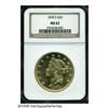 Image 3 : 1870-S $20 MS62 NGC. Writing in 2002, Doug Winter