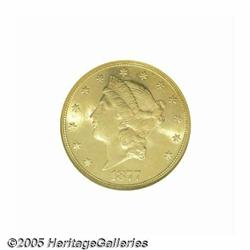 1877 $20 MS64 NGC. Far and away finer than most M