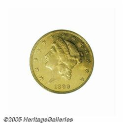 1899 $20 PR61 PCGS. An undeniably rare proof stri