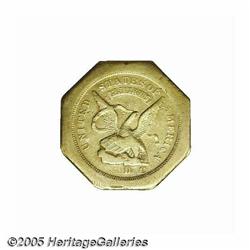 1851 $50 LE Humbert Fifty Dollar, 880 Thous. XF40