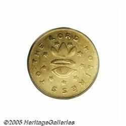 1850 $5 Mormon Five Dollar AU55 PCGS. K-5, High R