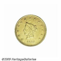 1855 $20 Wass Molitor Twenty Dollar, Small Head A