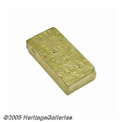 Kellogg & Humbert Assayers Gold Ingot, Uncertifie