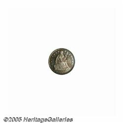 1858 H10C Half Dime PR65 NGC. Blended orange and 