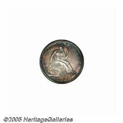 1858 50C Half Dollar PR64 NGC. Splendidly toned i