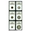 Image 7 : Six Piece 1897 Proof Set PR65 to PR66 NGC. The se