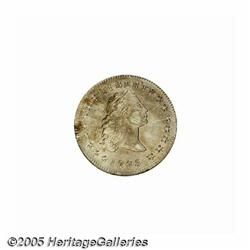 1795 S$1 Flowing Hair, Three Leaves--Cleaned, Rim