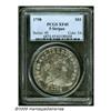 Image 3 : 1798 S$1 Large Eagle, 10 Arrows XF45 PCGS. B-6, B
