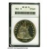 Image 3 : 1842 S$1 MS62 Prooflike ANACS. All Mint State Sea