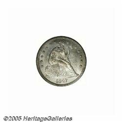 1847 S$1 MS64 PCGS. One of the finer examples we 