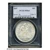 Image 3 : 1847 S$1 MS64 PCGS. One of the finer examples we 