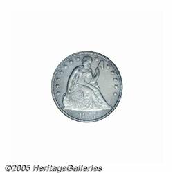 1857 S$1 MS61 PCGS. The 1857 is somewhat similar 