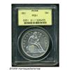 Image 3 : 1861 S$1 MS61 PCGS. Silver dollars were not relea