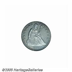 1862 S$1 MS60 ANACS. A very scarce date, with a m