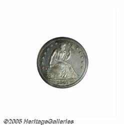 1847 S$1 Proof, Improperly Cleaned, NCS. An elusi