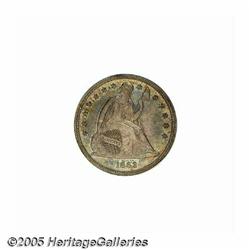 1863 S$1 PR64 PCGS. Business strike 1863 Seated D