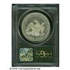 Image 2 : 1864 S$1 PR60 PCGS. Deeply reflective fields and 