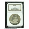 Image 3 : 1875 T$1 MS63 NGC. Type Two Reverse with no berry
