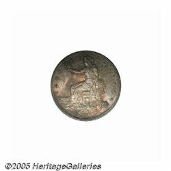 1875 T$1 MS64 PCGS. Type Two Reverse, with no ber