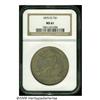 Image 1 : 1875-CC T$1 MS61 NGC. Type One Reverse. Deep oran