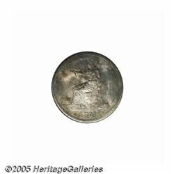 1875-S T$1 MS64 NGC. Type One Reverse, Large S. D