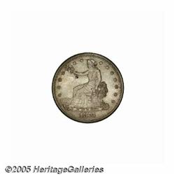 1875-S T$1 MS64 NGC. Type Two Reverse. The specia