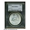 Image 3 : 1875-S T$1 MS64 PCGS. Type One Reverse. This Choi