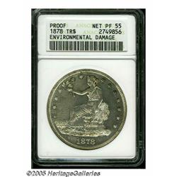 1878 T$1 --Environmental Damage--ANACS. Proof, Ne