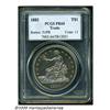 Image 3 : 1883 T$1 PR64 PCGS. Deeply reflective and coated 