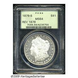 1879-S S$1 Reverse of 1878 MS64 PCGS. Highly attr