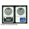 Image 2 : 1880 S$1 MS65 NGC; and a 1921-S MS65 NGC, wisp 18