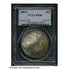 Image 1 : 1880-S S$1 MS66 PCGS. Light violet peripheries, a