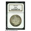 1881-CC S$1 MS66 NGC. Sharply struck, with all of