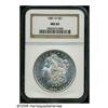 1881-O S$1 MS65 NGC. The design elements are shar