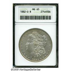 1882-O S$1 MS65 ANACS. Sharply struck with bright