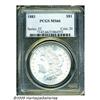 1883 S$1 MS66 PCGS. Well struck and highly lustro