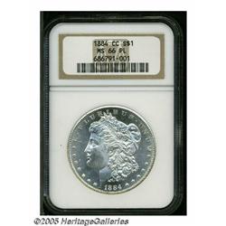 1884-CC S$1 MS66 Prooflike NGC. This is a sensati