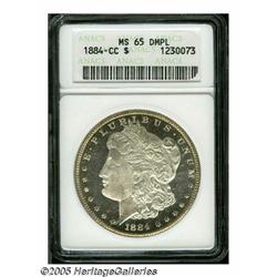 1884-CC S$1 MS65 Deep Mirror Prooflike ANACS. Par
