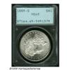 1885-S S$1 MS65 PCGS. White surfaces a hint of vi