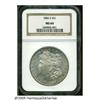 Image 1 : 1886-S S$1 MS64 NGC. Attractive example with vari