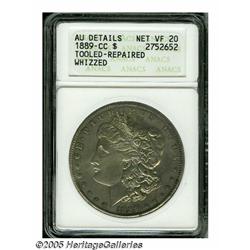 1889-CC S$1 --Tooled, Repaired--ANACS. AU Details