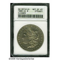 1889-CC S$1 --Cleaned--ANACS. AU Details, Net XF4