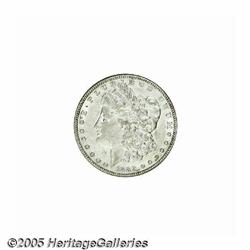 1889-CC S$1 AU50 PCGS. Displaying a light silvery