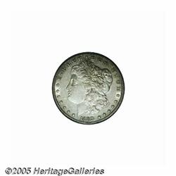 1889-CC S$1 AU50 PCGS. Light gray surfaces with a