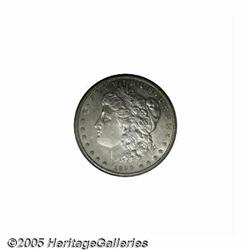 1889-CC S$1 AU55 NGC. Untoned with just enough fr