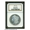 Image 3 : 1890 S$1 MS65 Deep Mirror Prooflike NGC. The cris