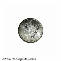 1890-CC S$1 Tail Bar MS63 NGC. VAM-4. A sparkling