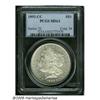 Image 1 : 1892-CC S$1 MS63 PCGS. Sharply struck and fully b