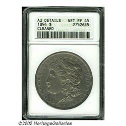 1894 S$1 --Cleaned--ANACS. AU Details, Net XF45. 